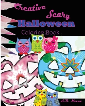 Paperback Creative Scary Halloween Coloring Book
