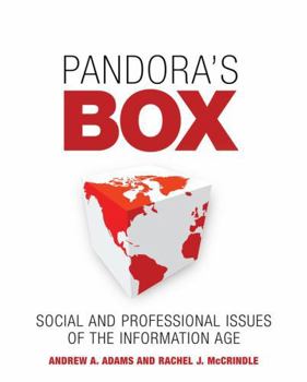 Paperback Pandora's Box: Social and Professional Issues of the Information Age Book