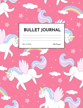 Bullet Journal: Nifty Unicorn Dot Grid Notebook - Dotted Note Pad for Kids, Girls, Teens, Tweens, Women - Gifts for Birthday and Christmas | Design 98847