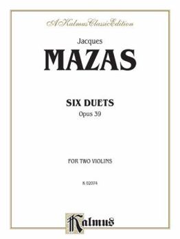 Paperback Six Duets, Op. 39: For Two Violins, A Kalmus Classic Edition Book