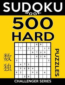 Paperback Sudoku Book 500 Hard Puzzles: Sudoku Puzzle Book With Only One Level of Difficulty Book