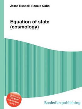 Paperback Equation of State (Cosmology) Book