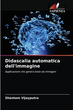 Paperback Didascalia automatica dell'immagine [Italian] Book