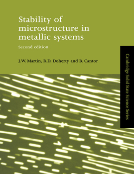 Paperback Stability of Microstructure in Metallic Systems Book