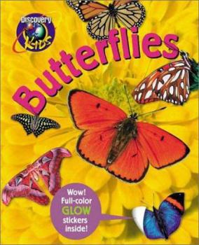 Paperback BUTTERFLIES, Glow-in-the-Dark Sticker Book (Dark Sticker Books) Book