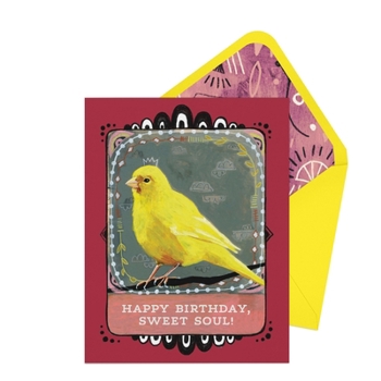 Misc. Canary Birthday Card Book