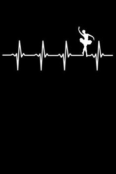 Ballerina Notebook: Ballet Heartbeat 6 x 9 (A5) Graph Paper Squared Journal Gift for Ballerinas And Ballet Dancers (108 Pages)