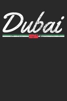 Paperback Notebook: Dubai Ruled 6x9 120 Pages Book