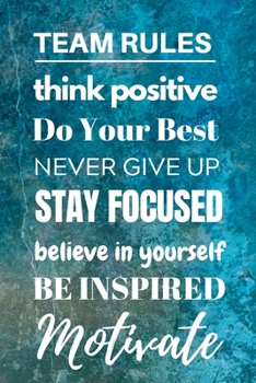 Paperback Team Rules: A gift for employees - lined journal Book