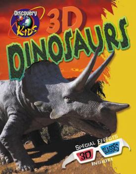 Paperback Dinosaurs: 3-D Book [With 3-D Glasses] Book