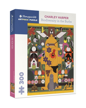 Charley Harper: Biodiversity in the Burbs (Pomegranate Kids Jigsaw Puzzle)