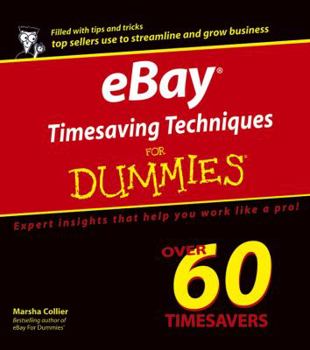 Paperback Ebay Timesaving Techniques for Dummies Book
