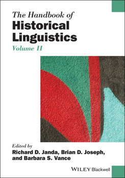 Paperback The Handbook of Historical Linguistics, Volume II Book