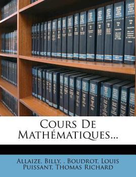 Paperback Cours De Mathématiques... [French] Book