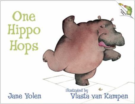 Board book One Hippo Hops Book