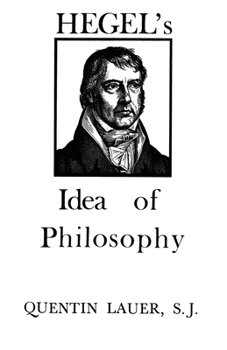 Paperback Hegel's Idea of Philosophy Book