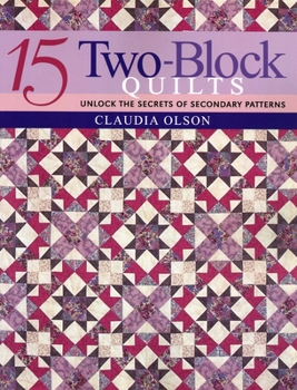 Paperback 15 Two-Block Quilts Book