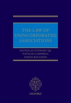 Hardcover The Law of Unincorporated Associations Book