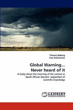 Paperback Global Warning... Never heard of it Book