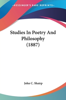 Paperback Studies In Poetry And Philosophy (1887) Book