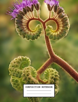 Notebook: Cute Floral Flower College Ruled Journal with lined Paper for Taking Notes, Writing Workbook for Students, Teachers