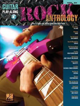 Paperback Rock Anthology Guitar Play-Along Volume 81 Book/Online Audio [With 2] Book