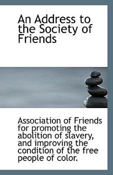 Paperback An Address to the Society of Friends Book