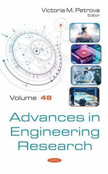 Hardcover Advances in Engineering Research (48) Book