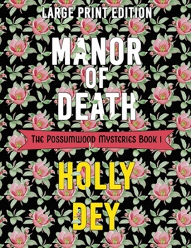 Paperback Manor of Death: Large Print Edition Book