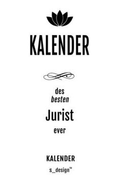 Kalender für Juristen / Jurist / Juristin: _ Wochen-Planer 2020 / Tagebuch / Journal für das ganze Jahr: Platz für Notizen, Planung / Planungen / Planer,  Erinnerungen und Sprüche (German Edition)