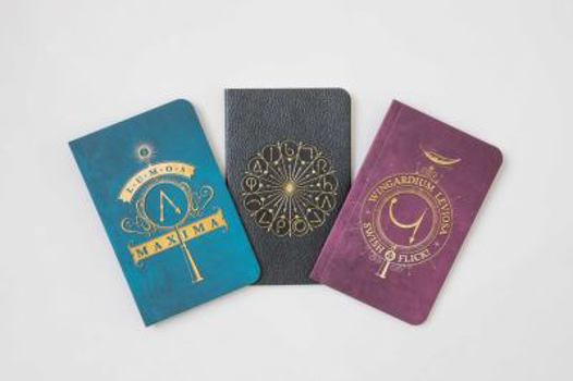Paperback Harry Potter: Spells Pocket Notebook Collection (Set of 3) Book