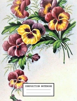 Paperback Composition Notebook: Back to School Flower Notebooks for Students Book
