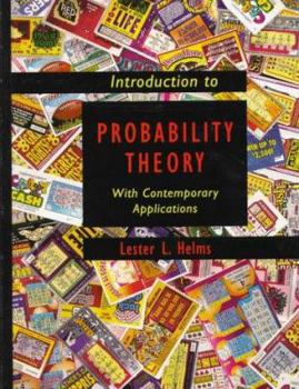 Hardcover Introduction to Probability Theory: With Contemporary Applications Book