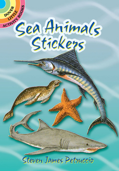 Paperback Sea Animals Stickers Book
