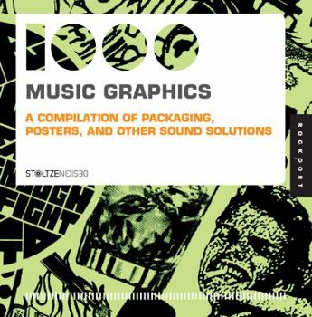 Paperback 1,000 Music Graphics (Mini): A Compilation of Packaging, Posters, and Other Sound Solutions Book