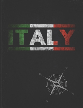 Italy: Personalized Gift for Italian Friend for Travel  Undated Planner Daily Weekly Monthly Calendar Organizer Journal