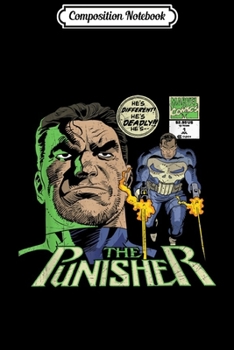 Composition Notebook: Marvel The Punisher Retro Marvel Comics  Journal/Notebook Blank Lined Ruled 6x9 100 Pages