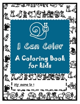 Paperback I Can Color: A Coloring Book for kids Ages 4-8 Book