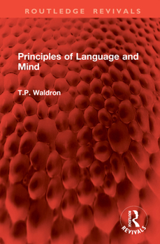 Hardcover Principles of Language and Mind Book