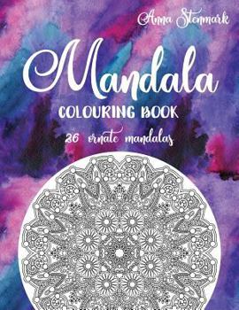 Paperback Mandala colouring book - 26 ornate mandalas: The purple mandala book