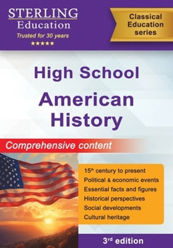 Paperback High School American History: Comprehensive Content for High School US History Book