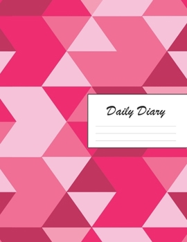 Daily Diary: Blank 2020 Journal Entry Writing Paper for Each Day of the Year | Pale Pink Triangle Camo Camouflage | January 20 - December 20 | 366 ... Your Life, Set Goals & Get Things Done
