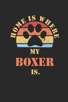 Paperback Boxer: Notebook - Daily Diary - Cute Dogs Quote - 6 X 9 Inch A5 Squared - Funny Pets Doodle Book Dog Owner - 120 Graph Grid R Book