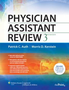 Paperback Physician Assistant Review Book