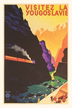 Paperback Vintage Journal Yugoslavia Travel Poster Book