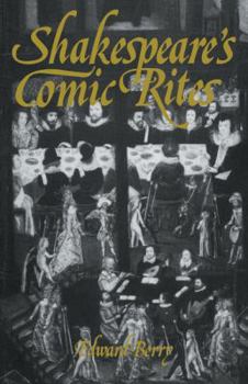 Paperback Shakespeare's Comic Rites Book