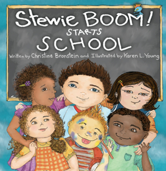 Paperback Stewie Boom! Starts School Book