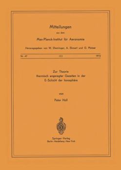 Paperback Zur Theorie Thermisch Angeregter Gezeiten in Der E-Schicht Der Ionosphäre [German] Book