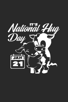 It's national hug day: 6x9 National Hug Day | dotgrid | dot grid paper | notebook | notes