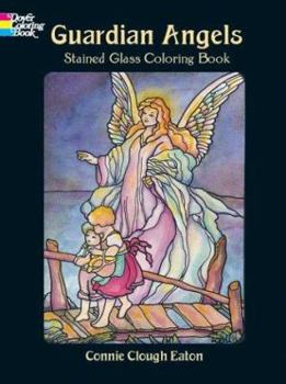 Paperback Guardian Angels Stained Glass Coloring Book